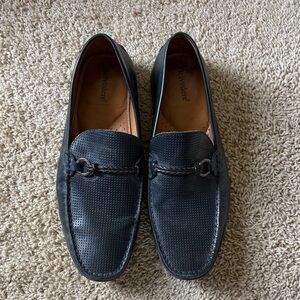 Black Textured Loafers by Rockport